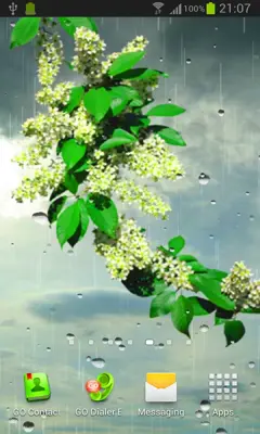 Rain Wallpaper android App screenshot 1